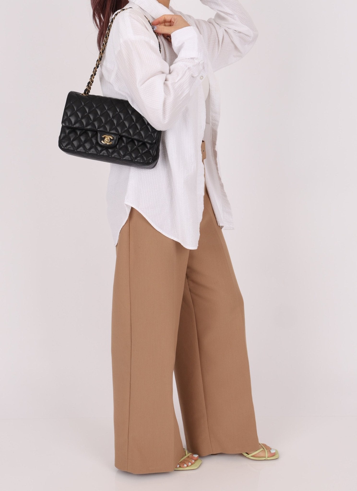 Chanel 2015 Caviar Medium Double Flap - FashioNica