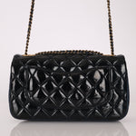 Chanel 2015 Glazed Goatskin Quilted Medium CC Eyelet Flap - FashioNica
