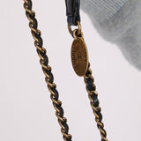 Chanel 2015 Glazed Goatskin Quilted Medium CC Eyelet Flap - FashioNica