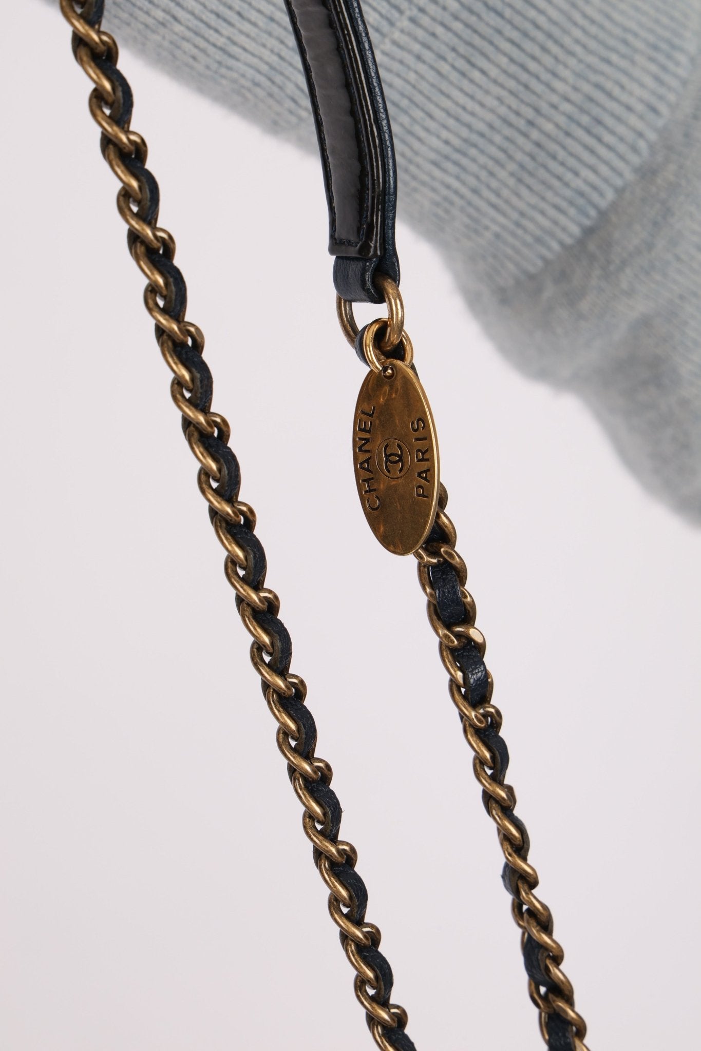 Chanel 2015 Glazed Goatskin Quilted Medium CC Eyelet Flap - FashioNica