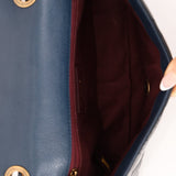 Chanel 2015 Glazed Goatskin Quilted Medium CC Eyelet Flap - FashioNica