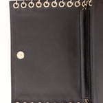 Chanel 2015 Lambskin Chocolate Bar Piercing CC Studded Mini Full Flap - FashioNica