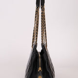 Chanel 2015 Patent Chain Grommet CC Tote - FashioNica