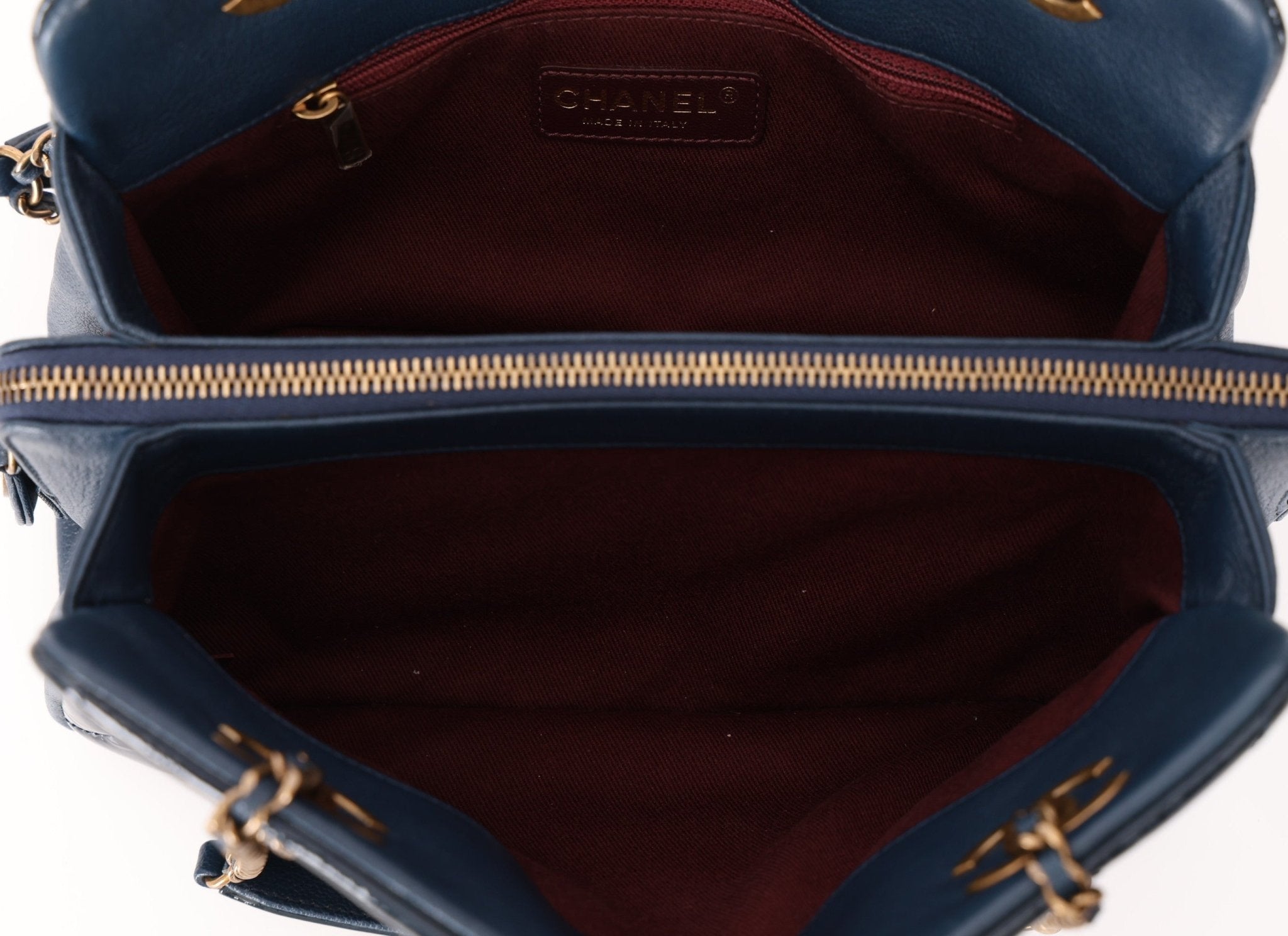 Chanel 2015 Patent Goatskin Eyelet Tote - FashioNica