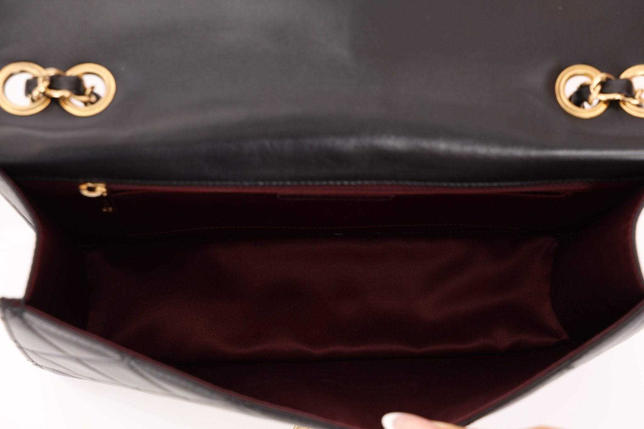 Chanel 2015 Quilted Lambskin Medium Golden Class Flap - FashioNica