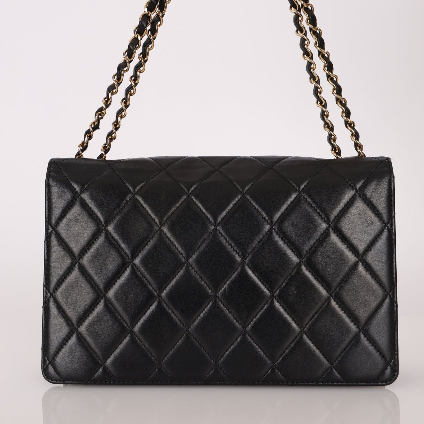 Chanel 2015 Quilted Lambskin Medium Golden Class Flap - FashioNica