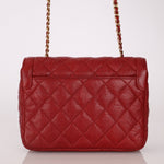 Chanel 2015 Red Caviar Mini Paris Flap - FashioNica