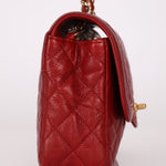 Chanel 2015 Red Caviar Mini Paris Flap - FashioNica