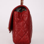 Chanel 2015 Red Caviar Mini Paris Flap - FashioNica