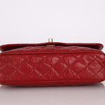 Chanel 2015 Red Caviar Paris Single Flap - FashioNica