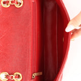 Chanel 2015 Red Caviar Paris Square Single Flap - FashioNica