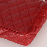 Chanel 2015 Red Caviar Paris Square Single Flap - FashioNica