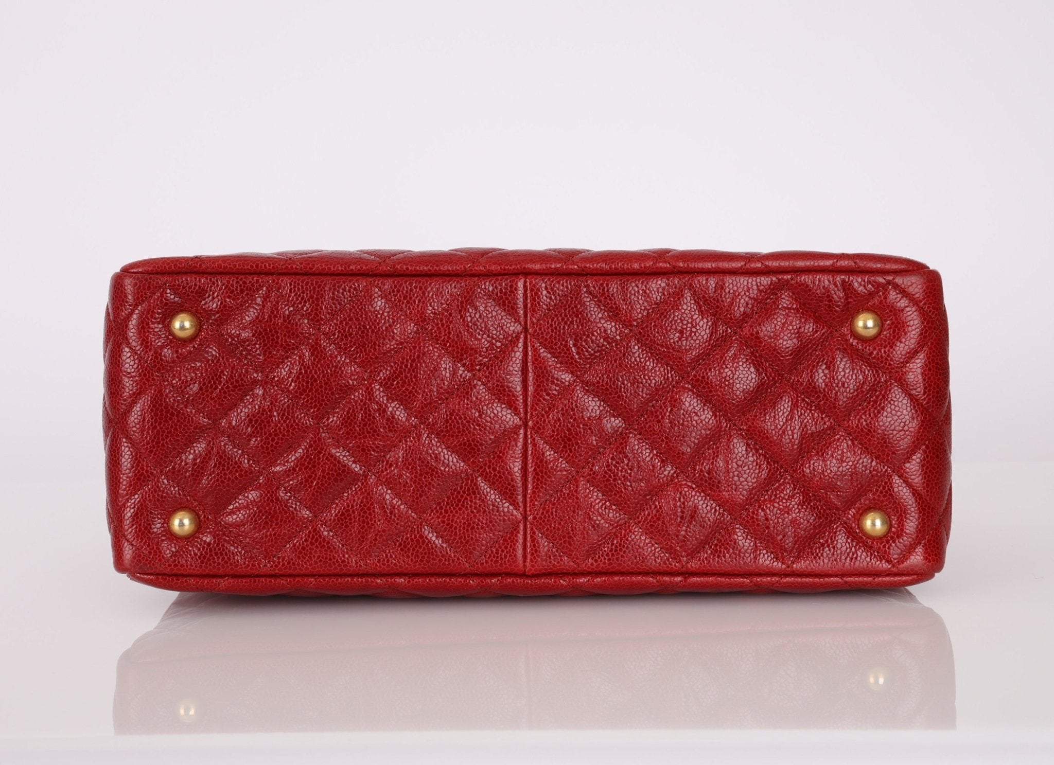 Chanel 2015 Red Caviar Paris Tote Bag - FashioNica