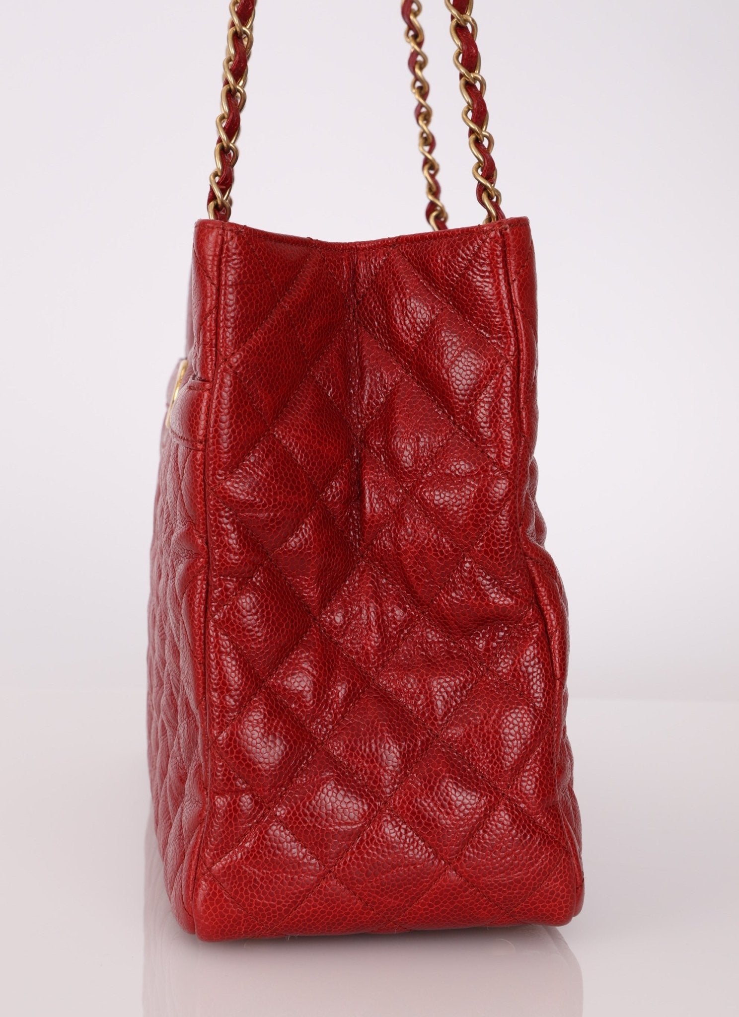 Chanel 2015 Red Caviar Paris Tote Bag - FashioNica