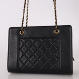 Chanel 2015 Sheepskin Diamond Quilted Chain Tote - FashioNica