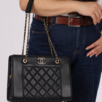 Chanel 2015 Sheepskin Diamond Quilted Chain Tote - FashioNica