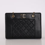 Chanel 2015 Sheepskin Diamond Quilted Chain Tote - FashioNica