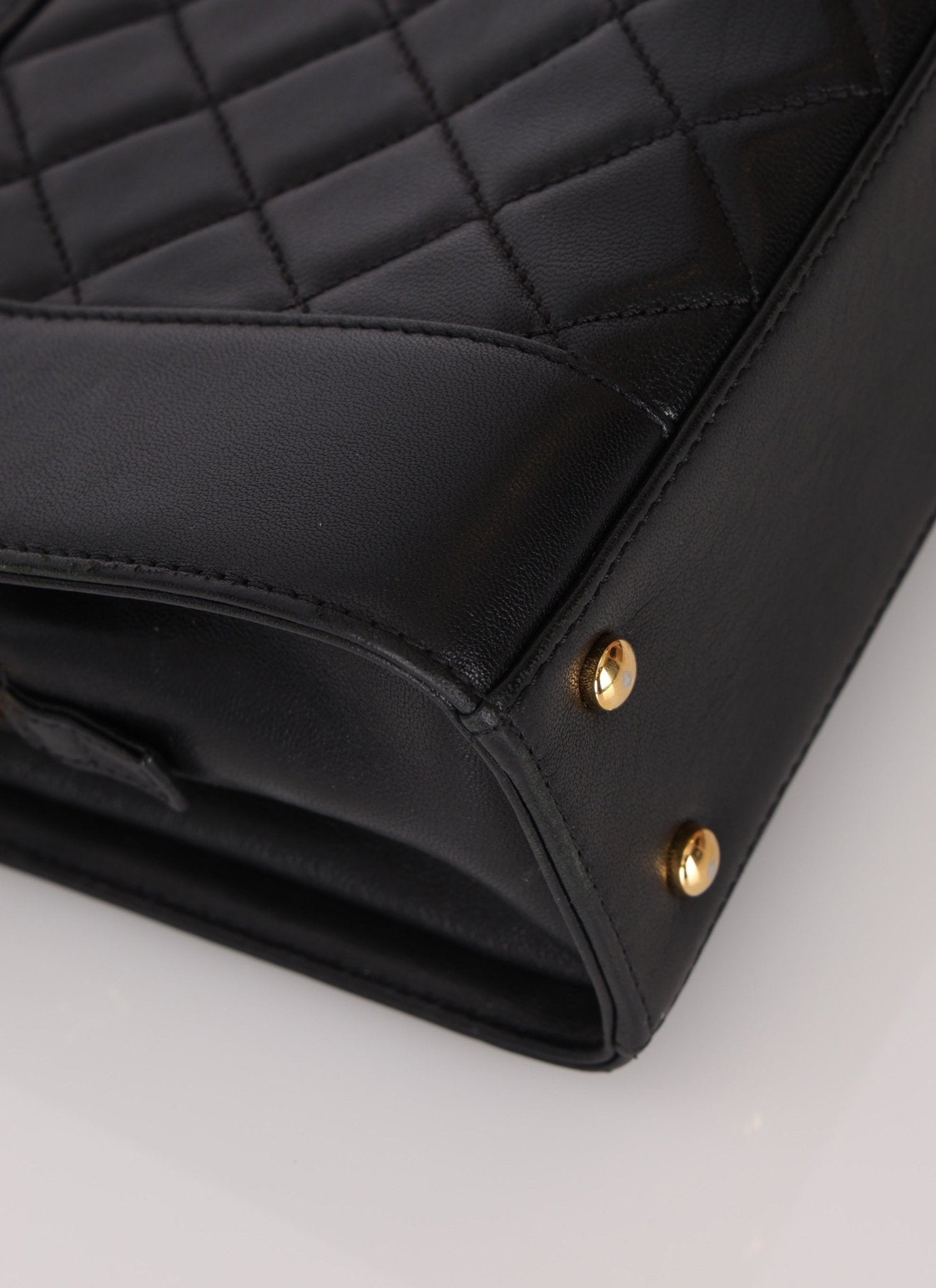 Chanel 2015 Sheepskin Diamond Quilted Chain Tote - FashioNica