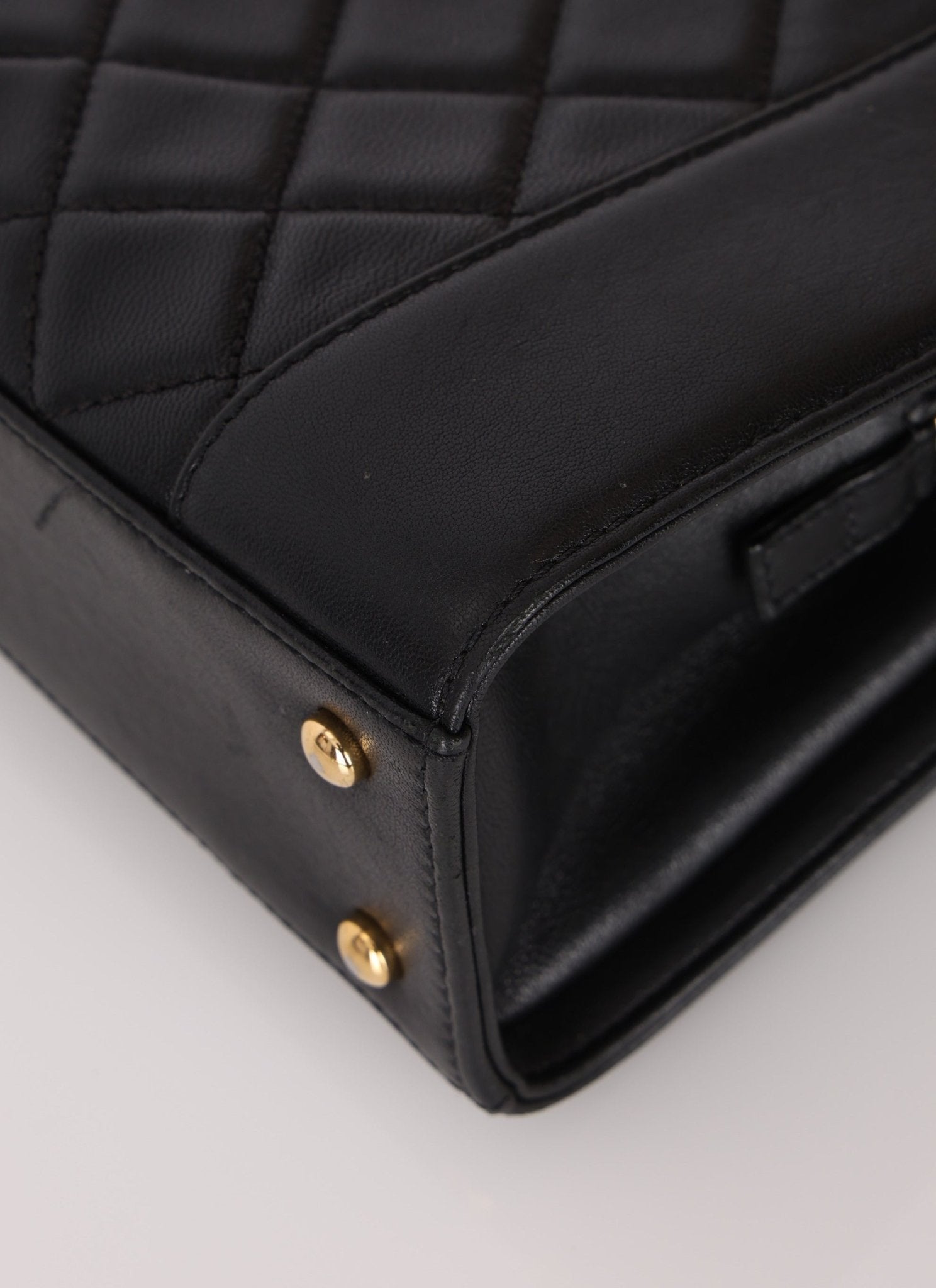 Chanel 2015 Sheepskin Diamond Quilted Chain Tote - FashioNica