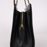 Chanel 2015 Sheepskin Diamond Quilted Chain Tote - FashioNica