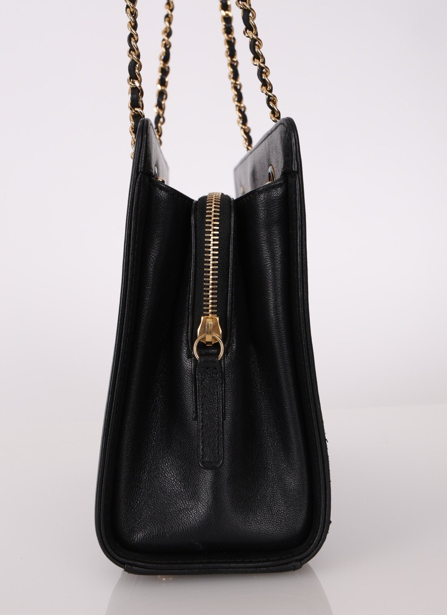 Chanel 2015 Sheepskin Diamond Quilted Chain Tote - FashioNica