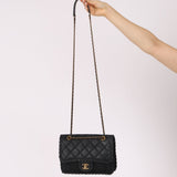 Chanel 2015 Small Iridescent Calfskin Happy Stitchy Flap Bag - FashioNica