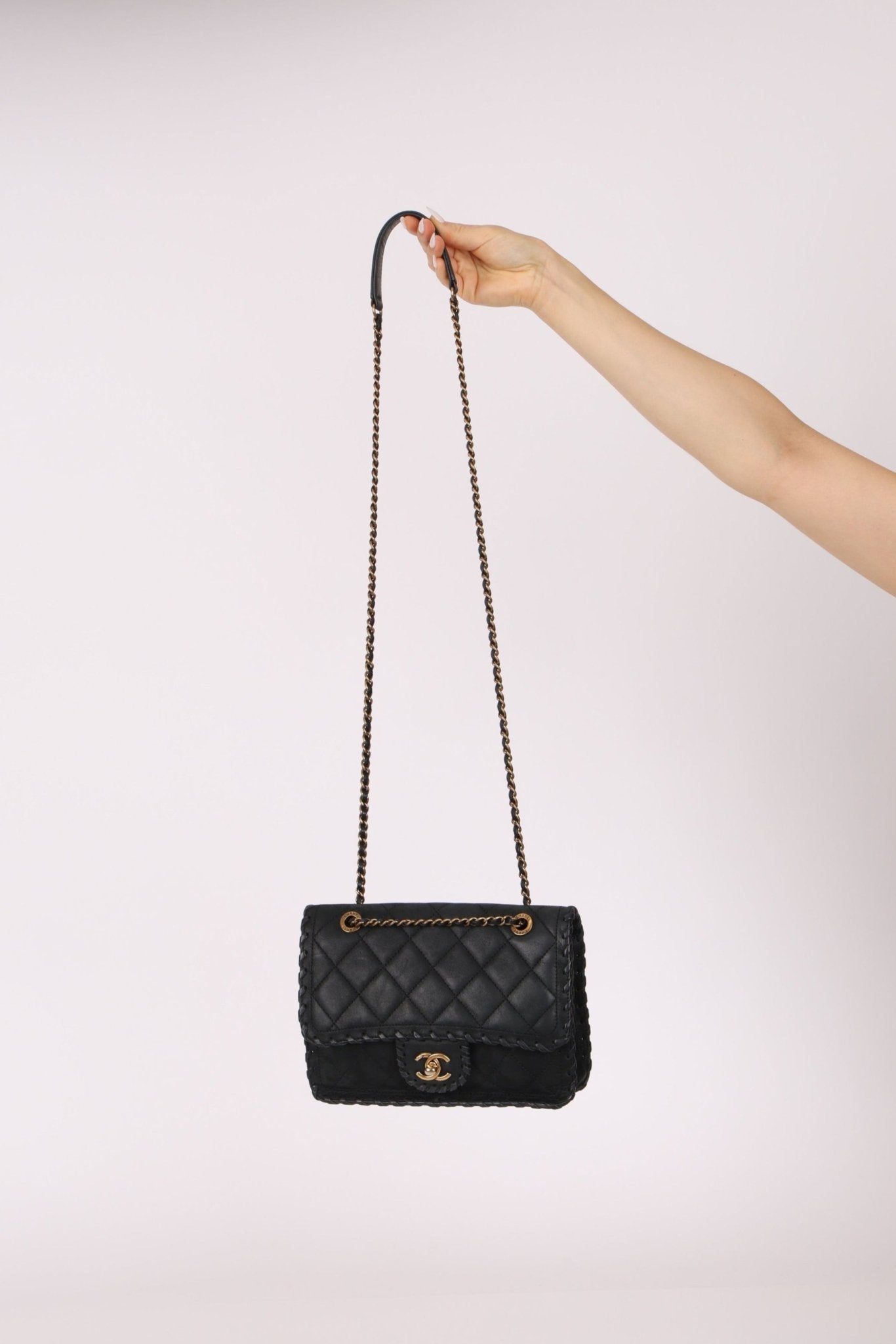 Chanel 2015 Small Iridescent Calfskin Happy Stitchy Flap Bag - FashioNica