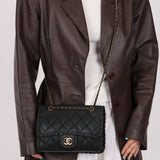 Chanel 2015 Small Iridescent Calfskin Happy Stitchy Flap Bag - FashioNica