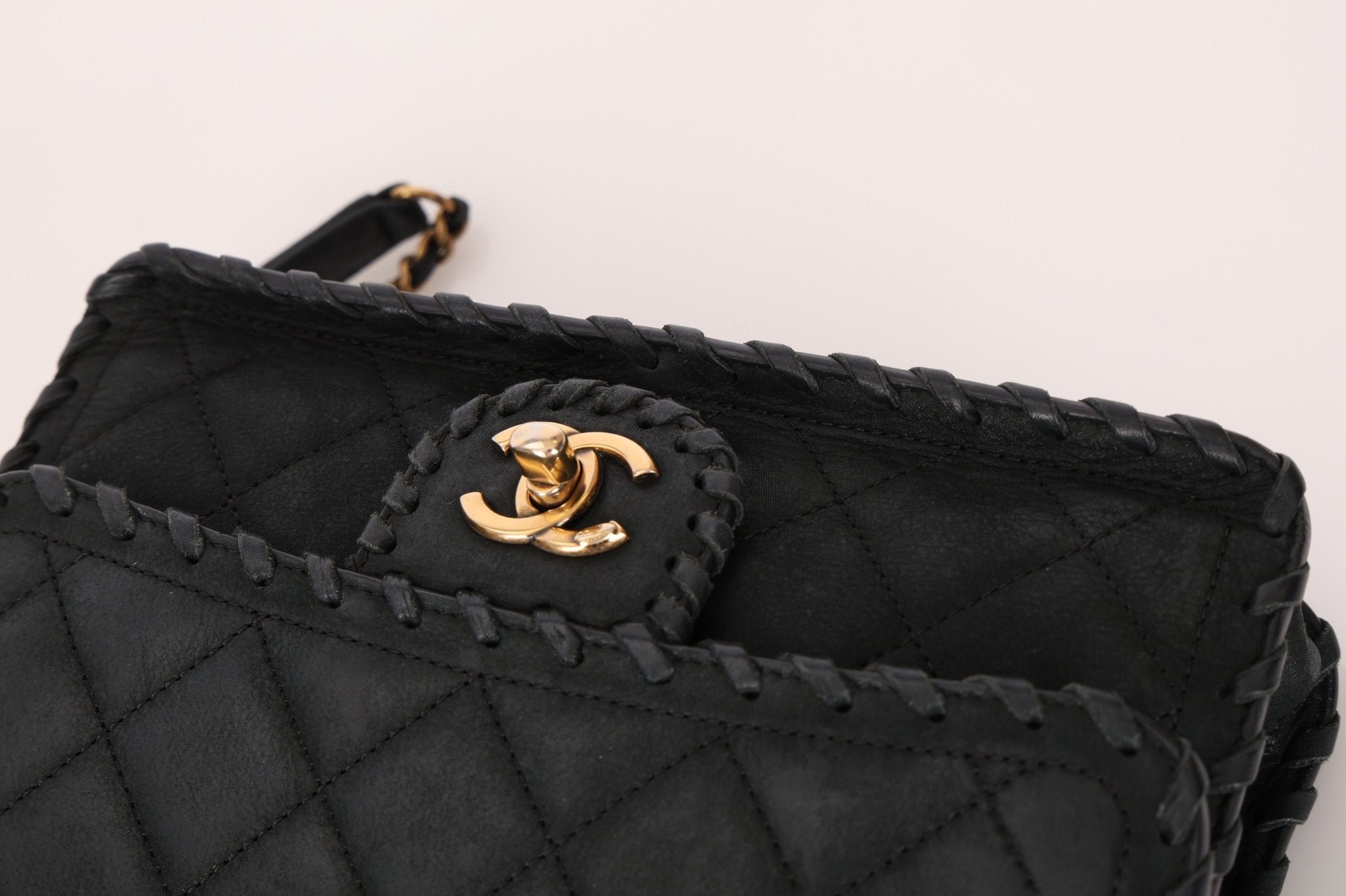 Chanel 2015 Small Iridescent Calfskin Happy Stitchy Flap Bag - FashioNica