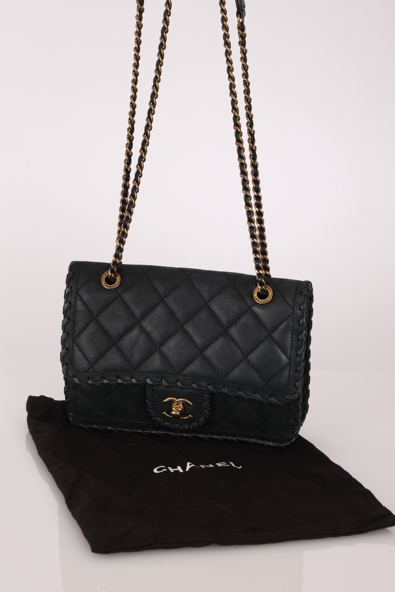 Chanel 2015 Small Iridescent Calfskin Happy Stitchy Flap Bag - FashioNica