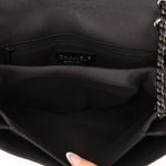 Chanel 2015 So Black Grograin Border Flap Bag - FashioNica