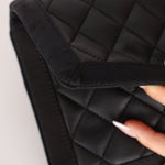 Chanel 2015 So Black Grograin Border Flap Bag - FashioNica