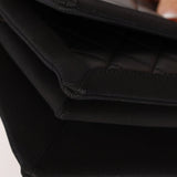 Chanel 2015 So Black Grograin Border Flap Bag - FashioNica