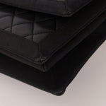 Chanel 2015 So Black Grograin Border Flap Bag - FashioNica