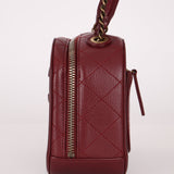 Chanel 2016 Calfskin Coco Curve Burgundy Vanity - FashioNica