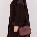 Chanel 2016 Calfskin Coco Curve Burgundy Vanity - FashioNica