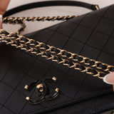 Chanel 2016 Calfskin Stitched CC Case Flap Bag - FashioNica