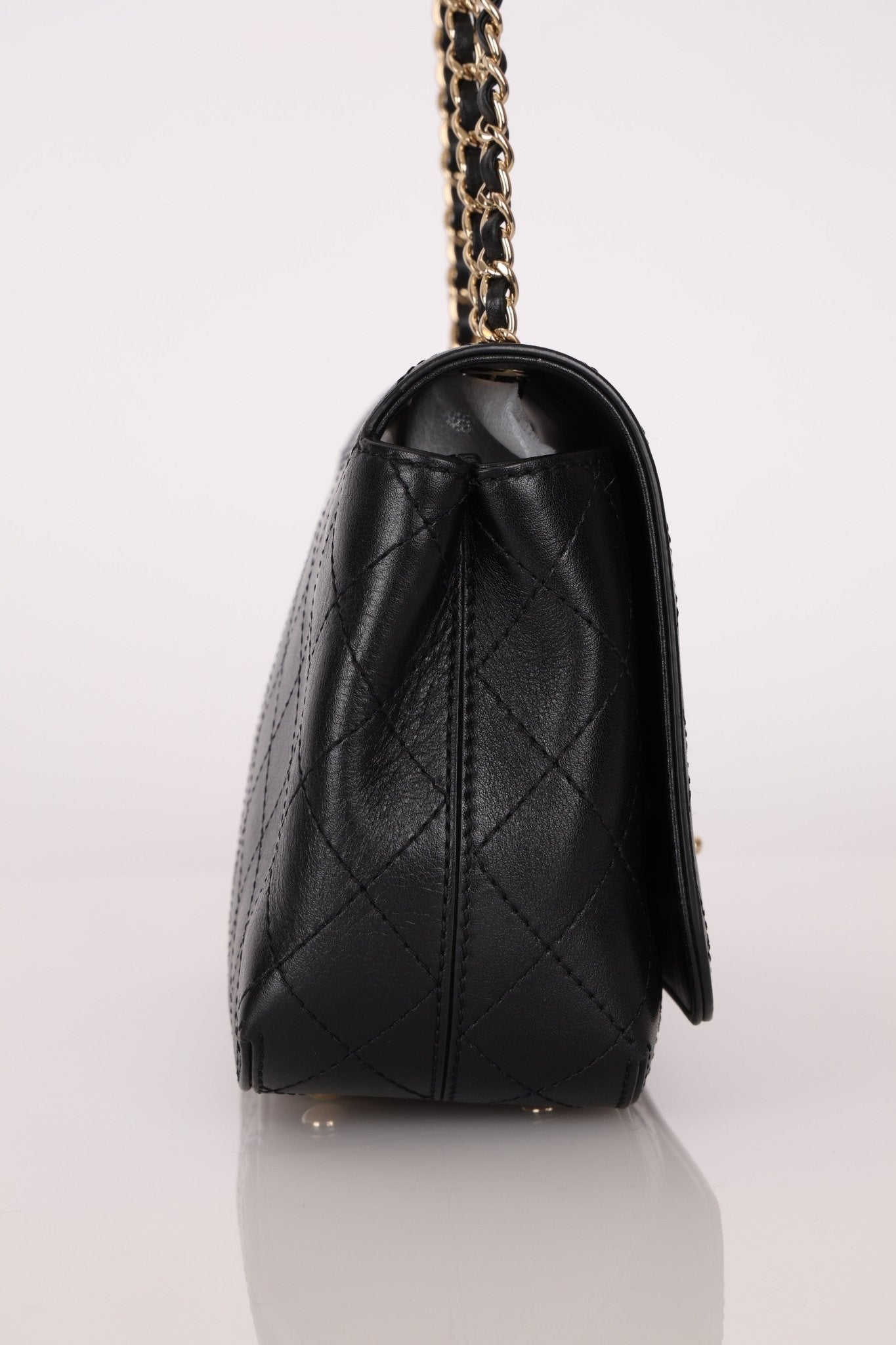 Chanel 2016 Calfskin Stitched CC Case Flap Bag - FashioNica