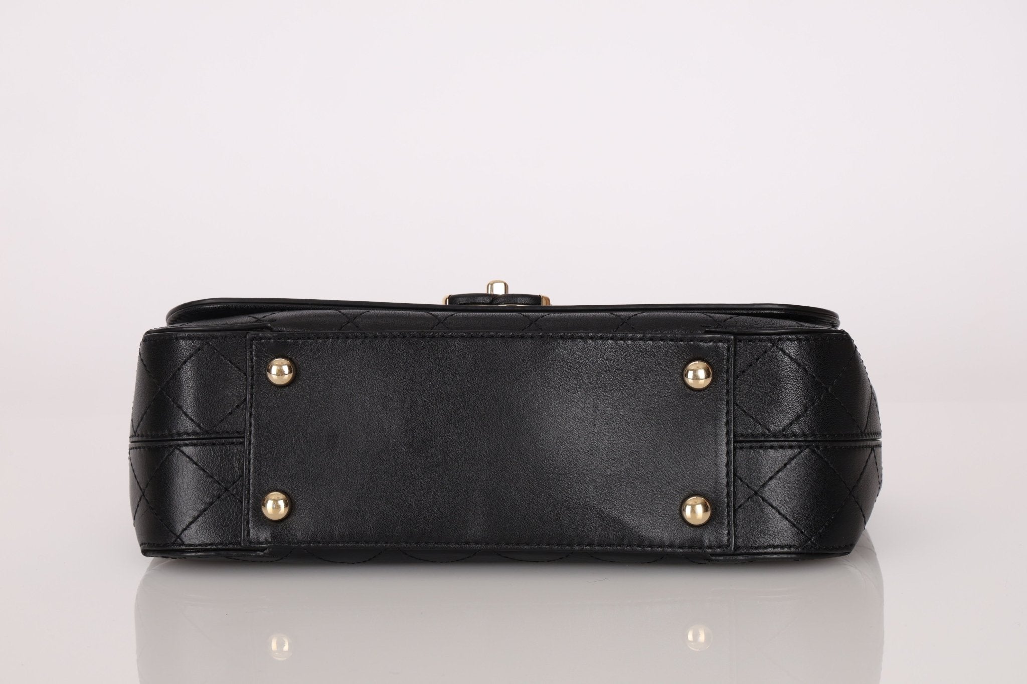 Chanel 2016 Calfskin Stitched CC Case Flap Bag - FashioNica