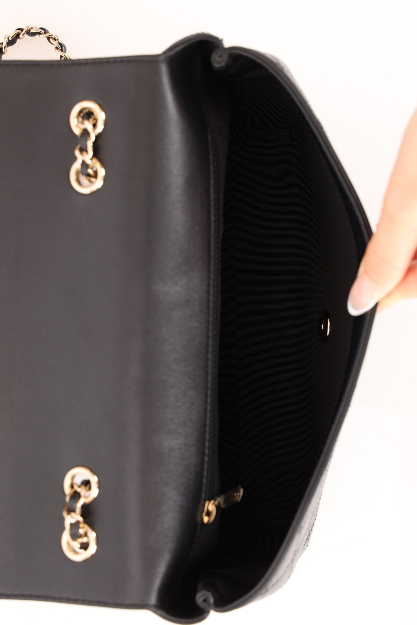 Chanel 2016 Calfskin Stitched CC Case Flap Bag - FashioNica