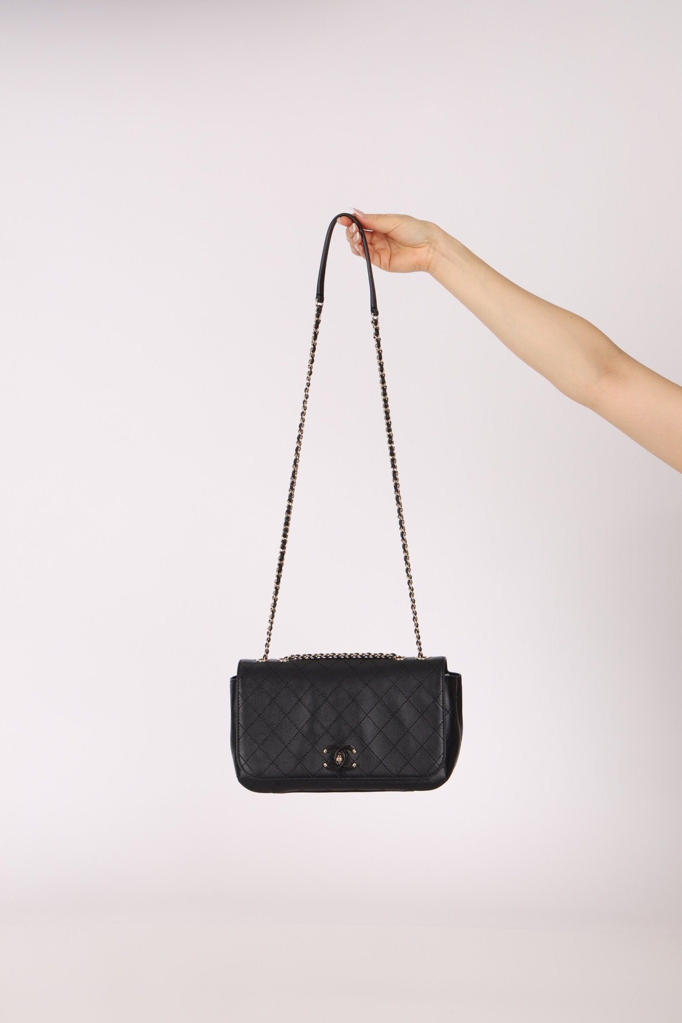 Chanel 2016 Calfskin Stitched CC Case Flap Bag - FashioNica