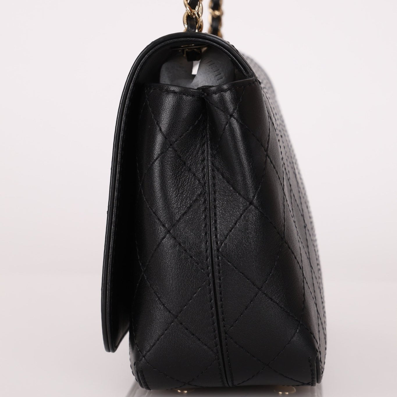 Chanel 2016 Calfskin Stitched CC Case Flap Bag - FashioNica