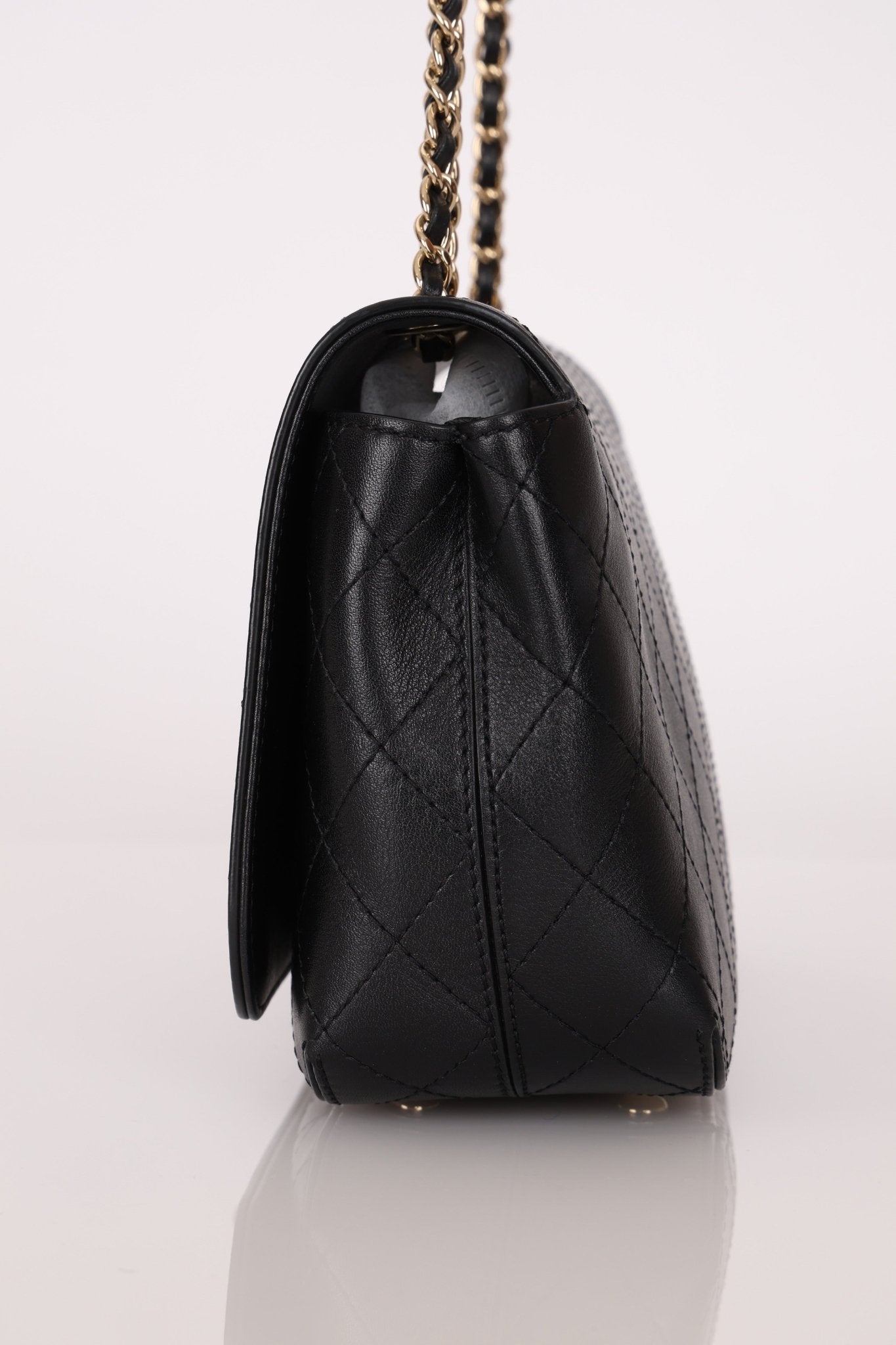 Chanel 2016 Calfskin Stitched CC Case Flap Bag - FashioNica