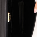 Chanel 2016 Chocolate Bar Piercing CC Studded Small Chain Flap Bag - FashioNica