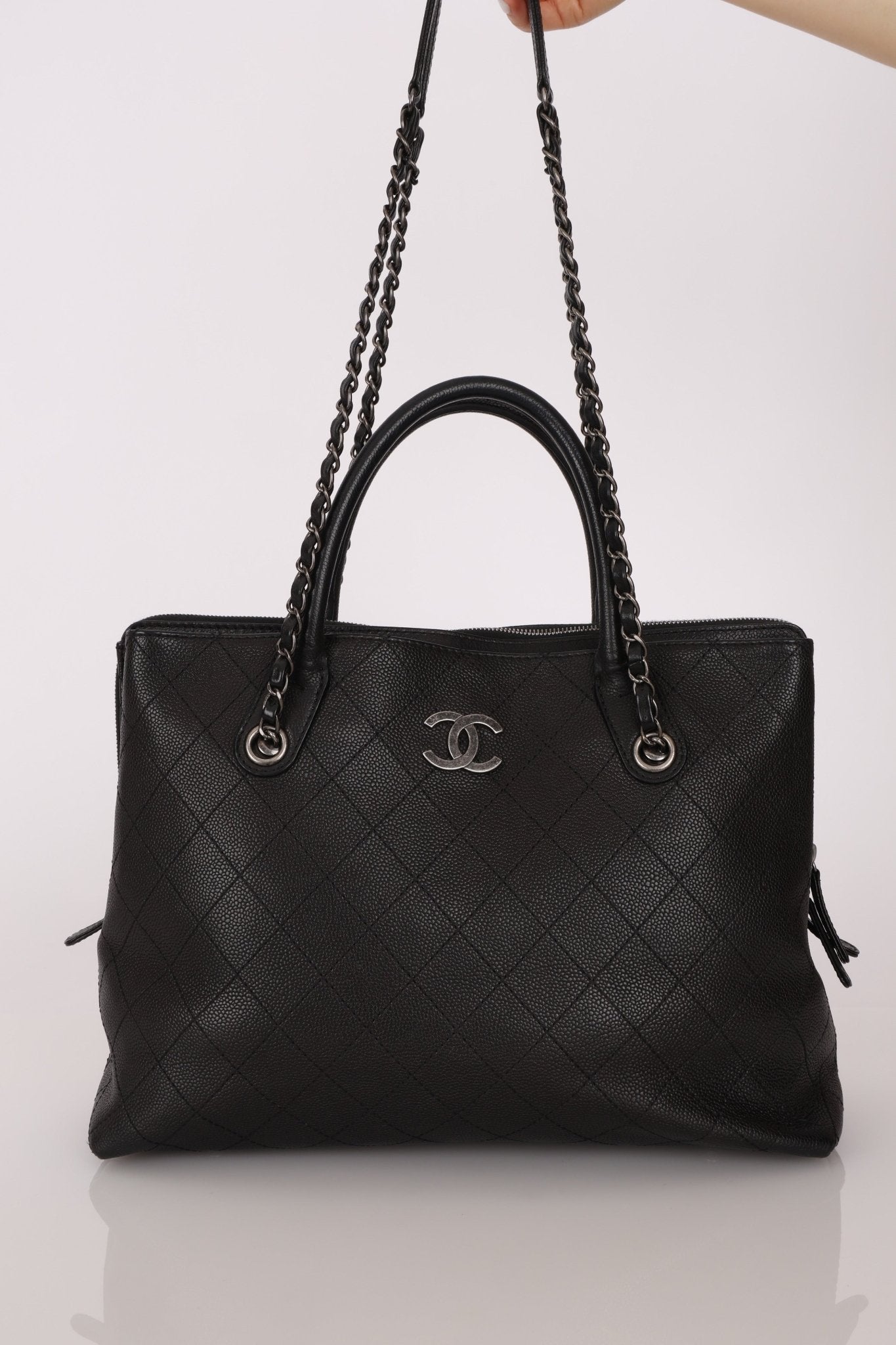 Chanel 2016 Grained Vegetal Calfskin Urban Shopping Tote - FashioNica