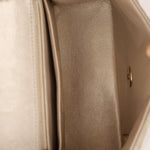 Chanel 2016 Iridescent Caviar Champagne Mini Square Flap - FashioNica