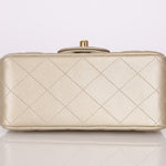 Chanel 2016 Iridescent Caviar Champagne Mini Square Flap - FashioNica