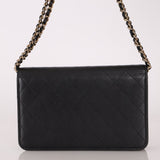 Chanel 2016 Lambskin Enamel CC Wallet on Chain - FashioNica