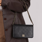 Chanel 2016 Lambskin Enamel CC Wallet on Chain - FashioNica