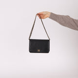 Chanel 2016 Lambskin Enamel CC Wallet on Chain - FashioNica